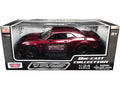 2018 Dodge Challenger SRT Hellcat Widebody Burgundy Metallic "Die-Cast Collection" Series 1/24 Diecast Model Car by Motormax