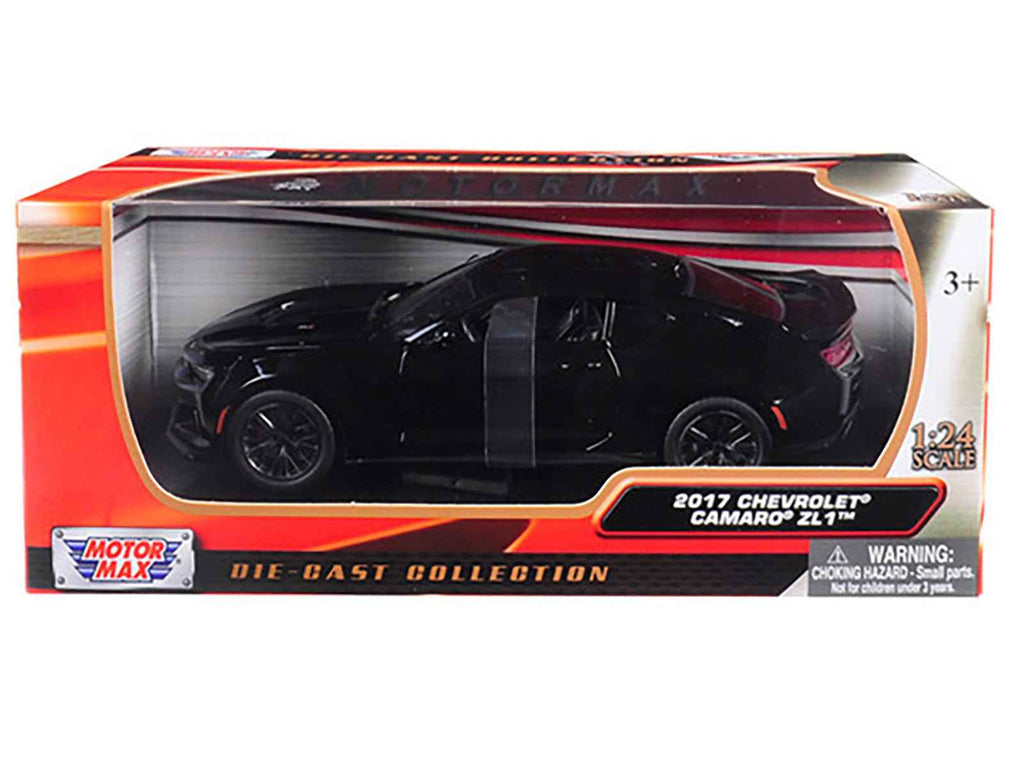 2017 Chevrolet Camaro ZL1 Black 1/24 Diecast Model Car by Motormax
