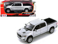 Top-Pick | 2019 RAM 1500 Laramie Crew Cab Pickup Truck Silver Metallic 1/24 Diecast Model Car by Motormax