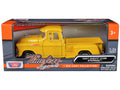 Top-Pick | 1957 Chevrolet 3100 Stepside Pickup Truck Yellow "Timeless Legends" Series 1/24 Diecast Model Car by Motormax