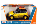 Top-Pick | Mini Cooper S Countryman with Roof Rack and Accessories Yellow Metallic and Black "City Classics" Series 1/24 Diecast Model Car by Motormax