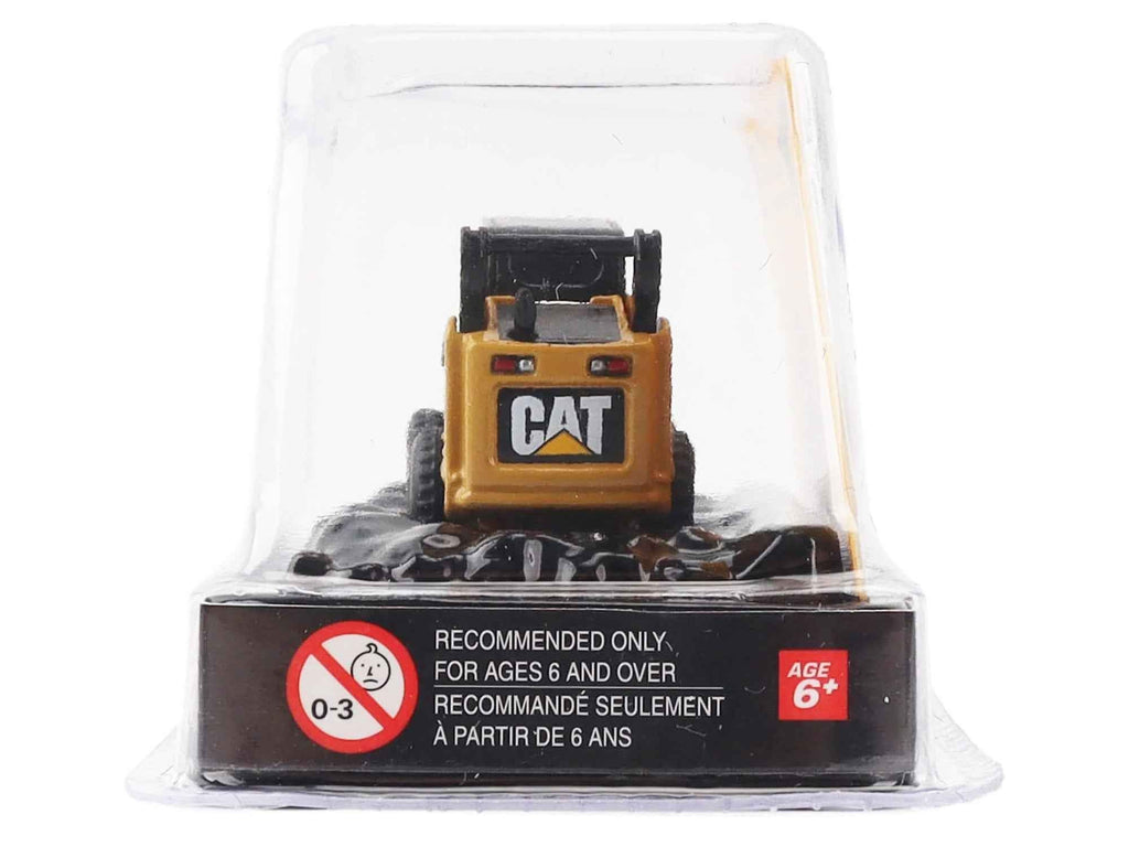 CAT Caterpillar 272C Skid Steer Loader with Pallet Fork Yellow "Micro-Constructor" Series Diecast Model by Diecast Masters