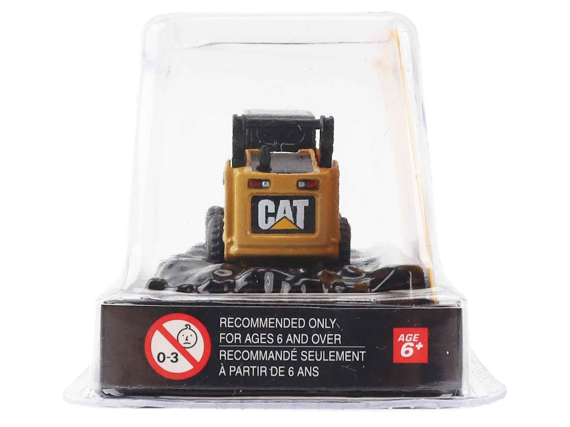 CAT Caterpillar 272C Skid Steer Loader with Pallet Fork Yellow "Micro-Constructor" Series Diecast Model by Diecast Masters