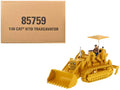 CAT Caterpillar 977D Traxcavator Yellow with Operator "Vintage Series" 1/50 Diecast Model by Diecast Masters