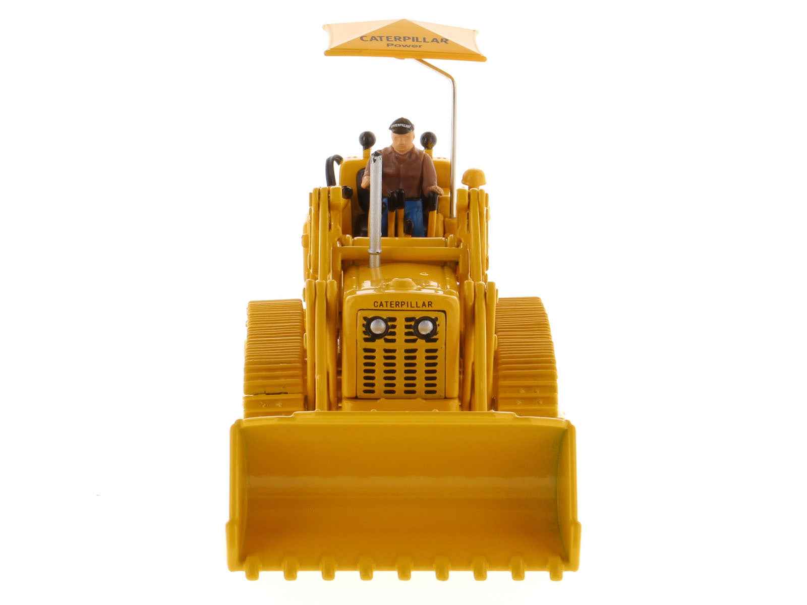 CAT Caterpillar 977D Traxcavator Yellow with Operator "Vintage Series" 1/50 Diecast Model by Diecast Masters
