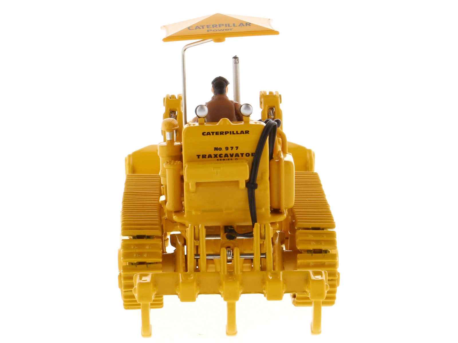CAT Caterpillar 977D Traxcavator Yellow with Operator "Vintage Series" 1/50 Diecast Model by Diecast Masters