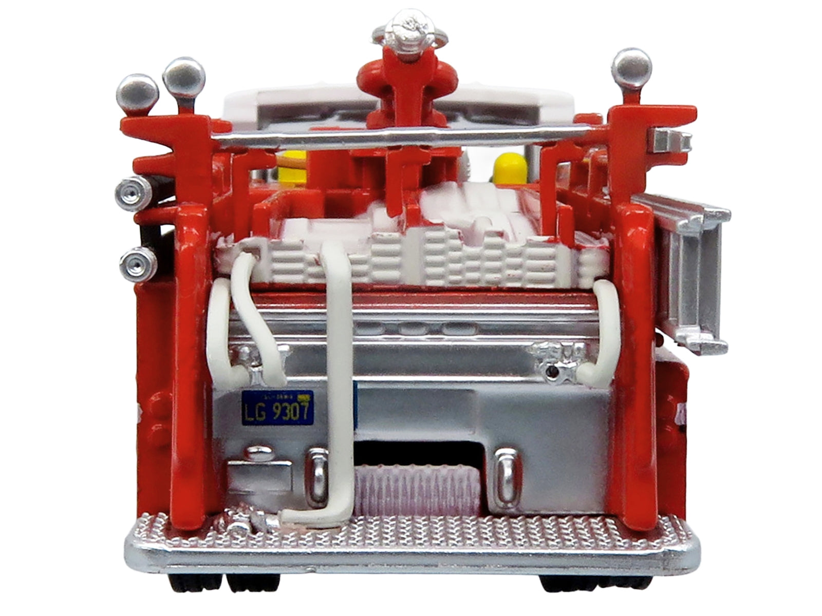 1974 Ward LaFrance Fire Engine "San Francisco Fire Department - Engine 31" Red with White Top "5 Alarm" Series Limited Edition 1/87 (HO) Diecast Model by Iconic Replicas