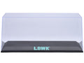 Collectible Display Show Case with Black Plastic Base and Green "LBWK" Logo for 1/18-1/24 Scale Model Cars by Autoart