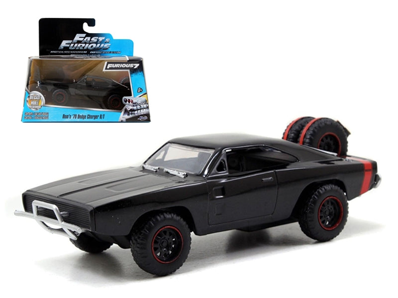 Dom's 1970 Dodge Charger R/T Off Road Version "Fast & Furious 7" Movie 1/32 Diecast Car Model by Jada