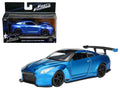Brian's 2009 Nissan GTR R35 Blue Ben Sopra "Fast & Furious" Movie 1/32 Diecast Model Car by Jada