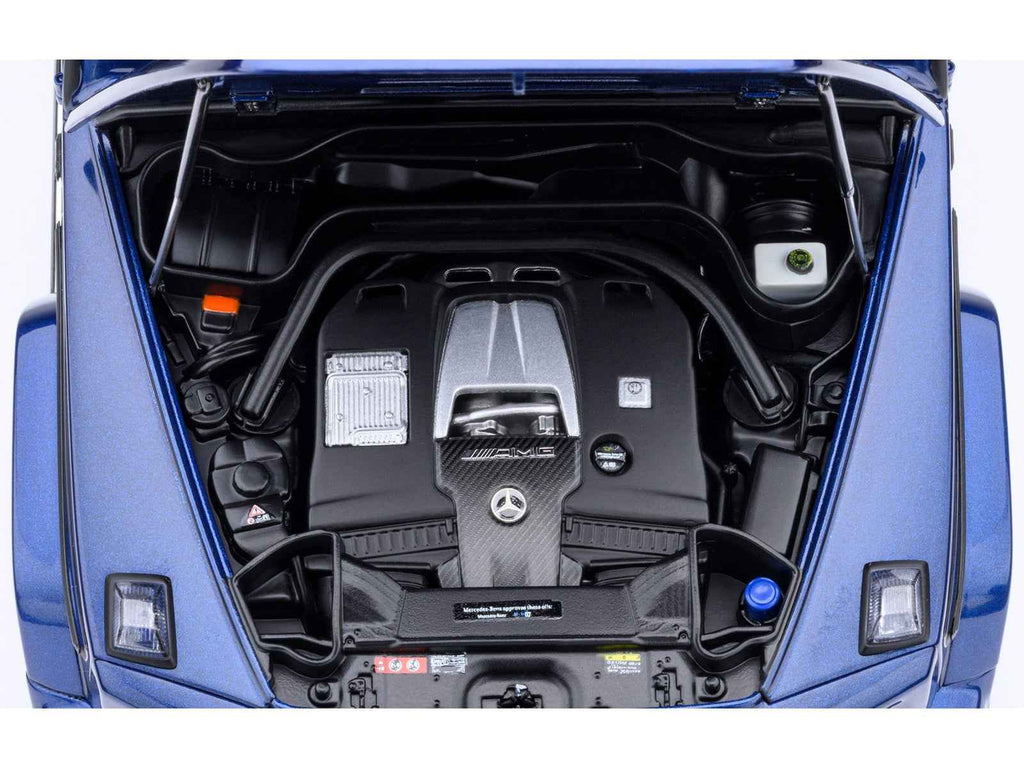 2019 Mercedes-Benz AMG G63 Brilliant Blue Metallic 1/18 Model Car by Autoart