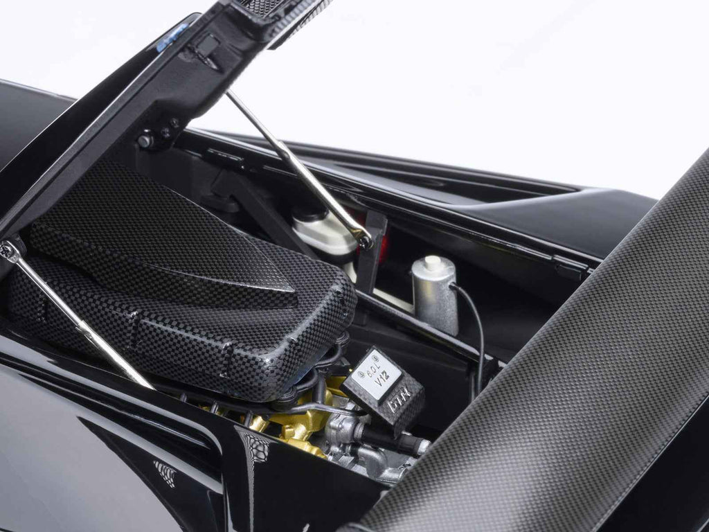 Lamborghini Diablo GTR Deep Black 1/18 Model Car by Autoart