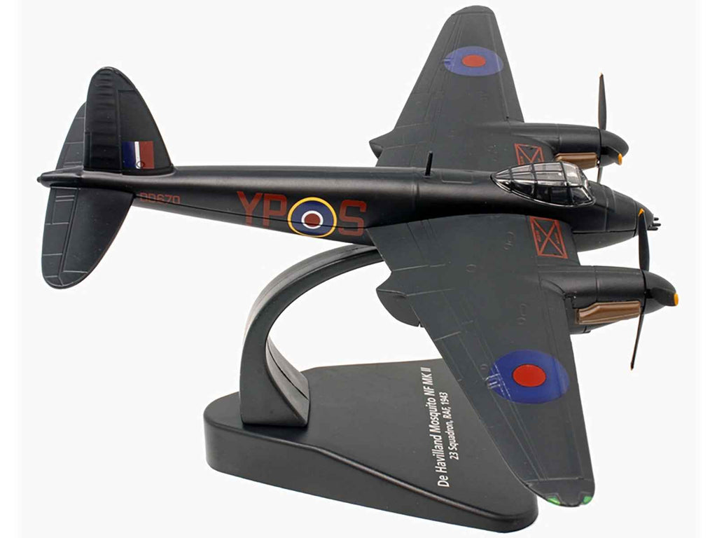 De Havilland Mosquito NF MK II War Plane 23 Squadron RAF (1943) "Oxford Aviation" Series 1/72 Diecast Model Airplane by Oxford Diecast