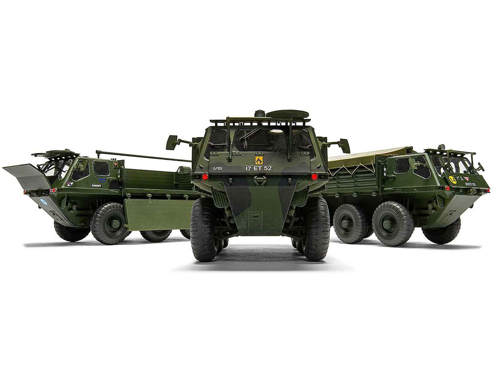 Level 3 Model Kit Alvis FV622 Stalwart Mk.2 Military Truck with 3 Scheme Options 1/35 Scale Plastic Model Kit by Airfix