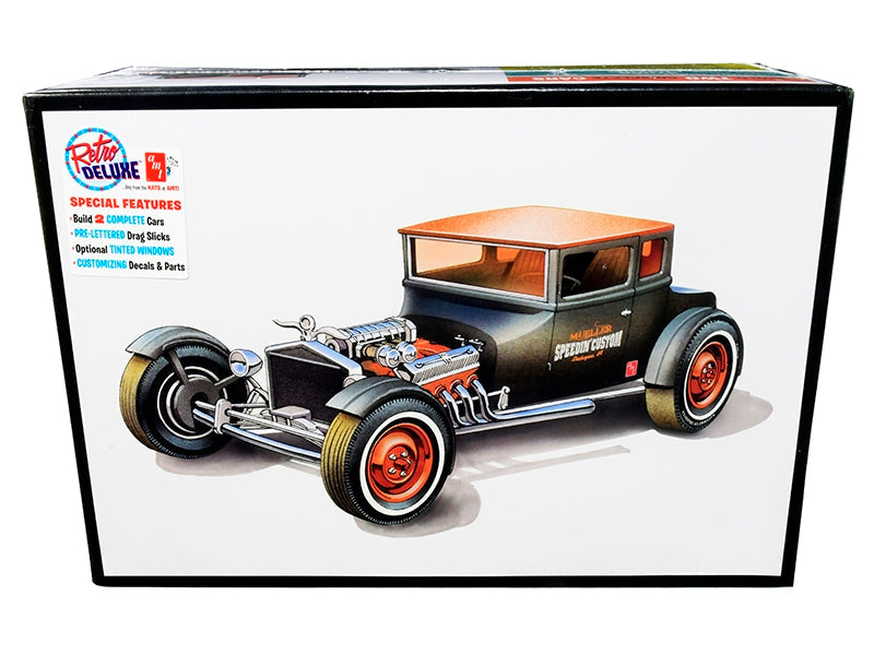 Skill 2 Model Kit 1925 Ford Model T "Chopped" Set of 2 pieces 1/25 Scale Model by AMT1167)