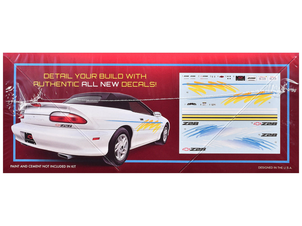 Skill 2 Model Kit 1996 Chevrolet Camaro Z28 Convertible 1/25 Scale Model by AMT
