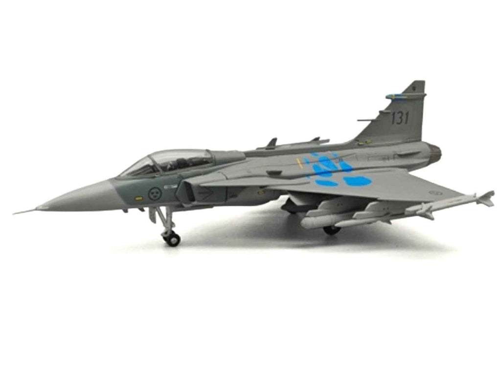 Saab JAS 39A Gripen Fighter Aircraft "131 F 7 Wing Cat's Paw Livery Satenas Air Base" (2006) Swedish Air Force 1/72 Diecast Model Airplane by Aviation 72