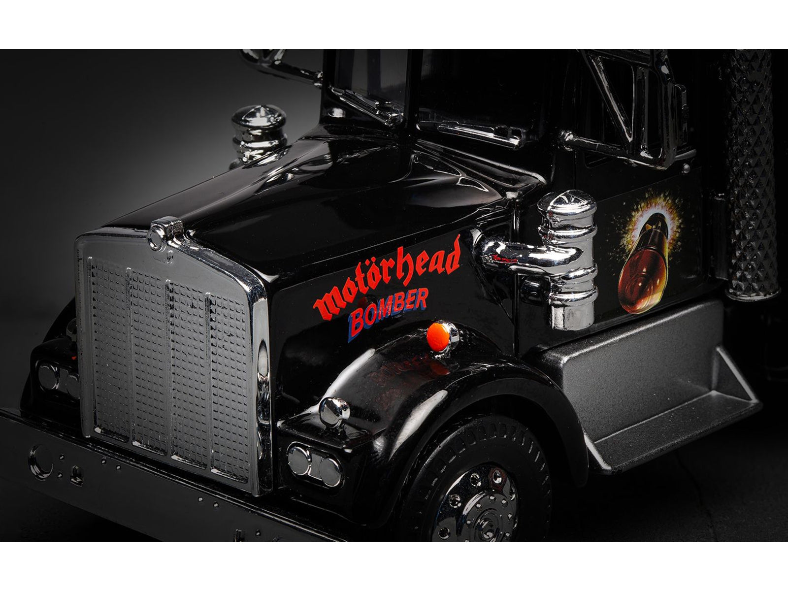 "Motorhead Bomber" Transport Truck Black 1/50 Diecast Model by Corgi