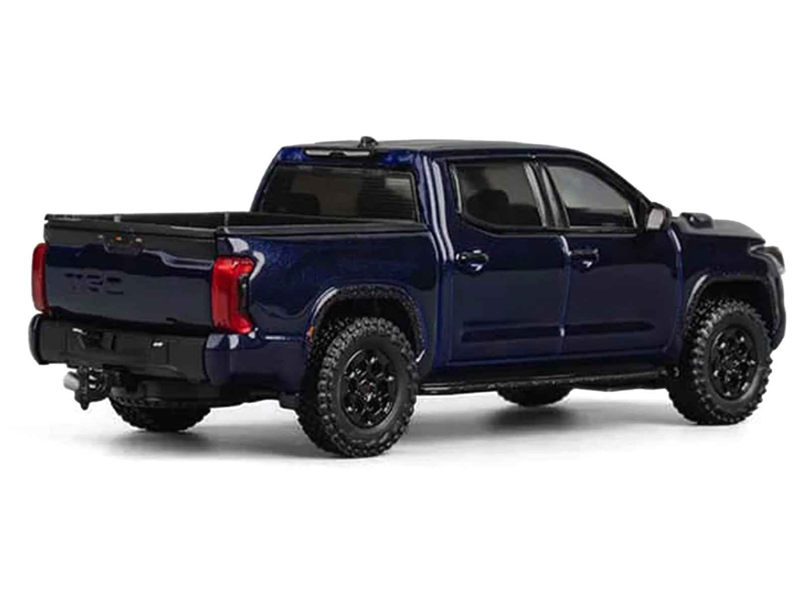 Toyota Tundra Pickup Truck Dark Blue Metallic 1/64 Diecast Model Car by CM Model