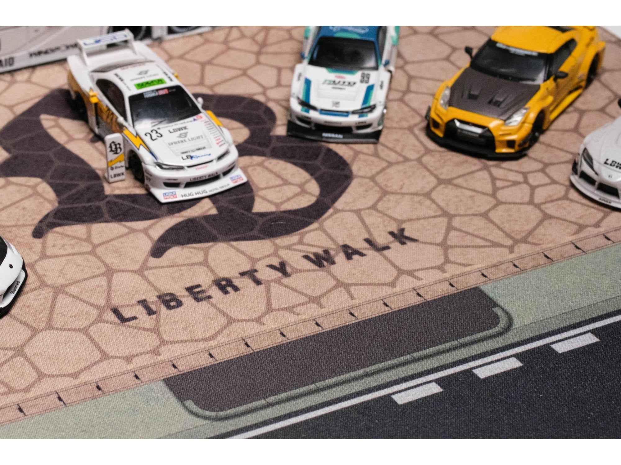 Desktop Display Mat "LB" Logo by Dream Customs