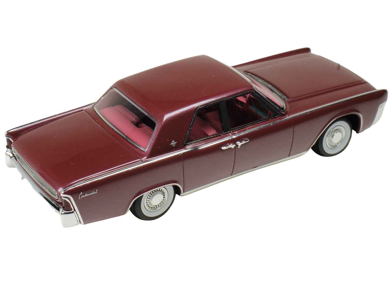 1962 Lincoln Continental Royal Red Metallic with Red Interior Limited Edition to 200 pieces Worldwide 1/43 Model Car by Goldvarg Collection