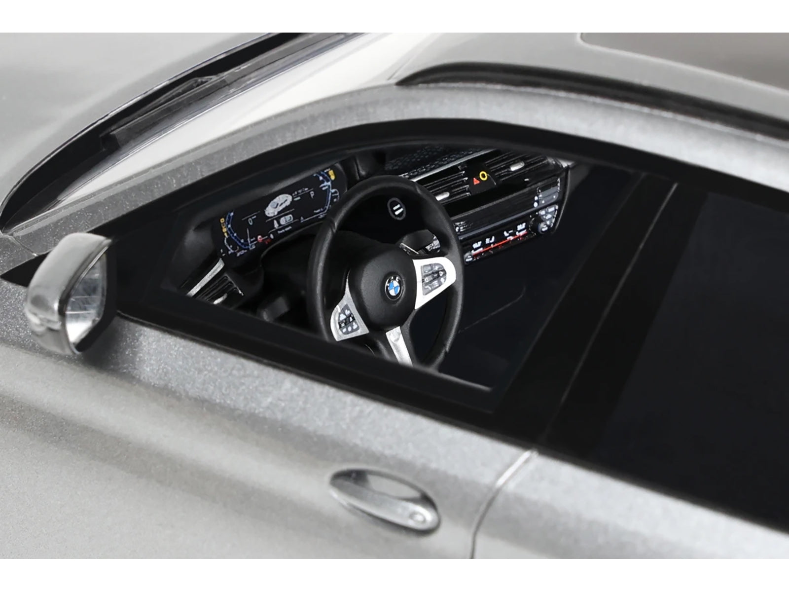 2023 BMW 530E XDrive M Silver Metallic 1/18 Model Car by GT Spirit