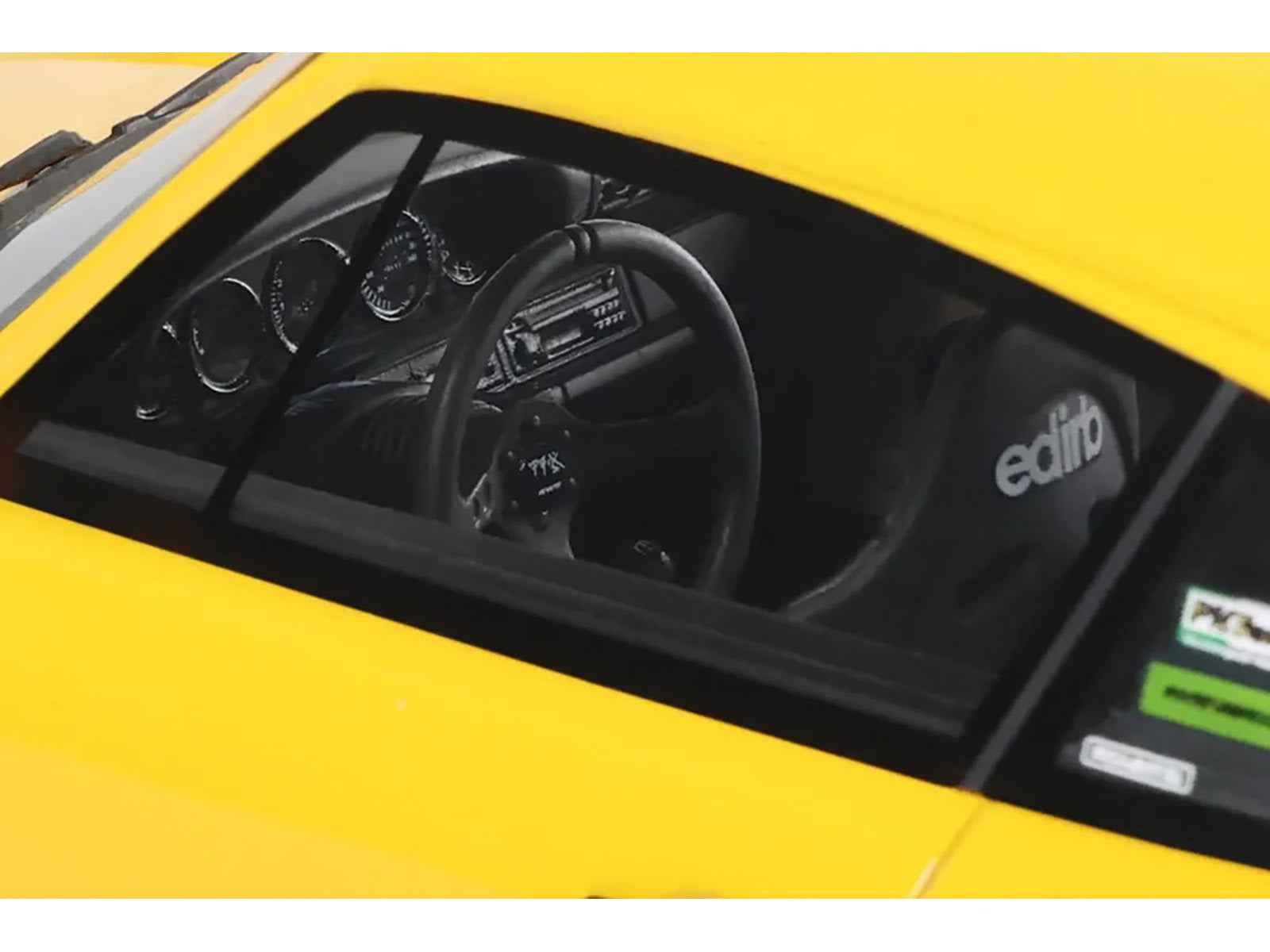 2024 Porsche 911 (964) RWB "Qeema" Yellow 1/18 Model Car by GT Spirit