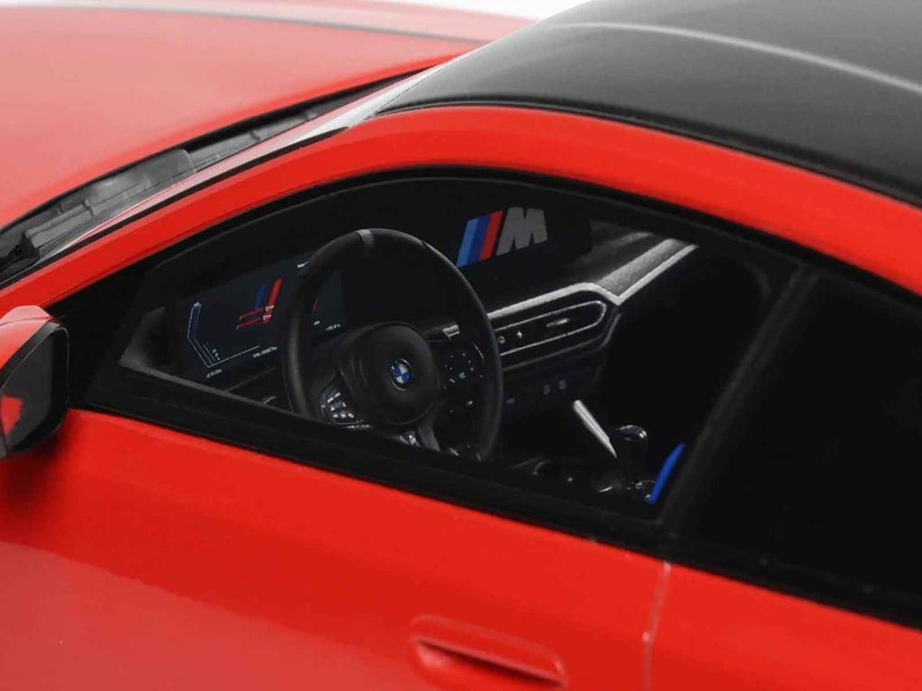 2023 AC Schnitzer ACS2 Sport (BMW M2) Toronto Red with Black Top 1/18 Model Car by GT Spirit