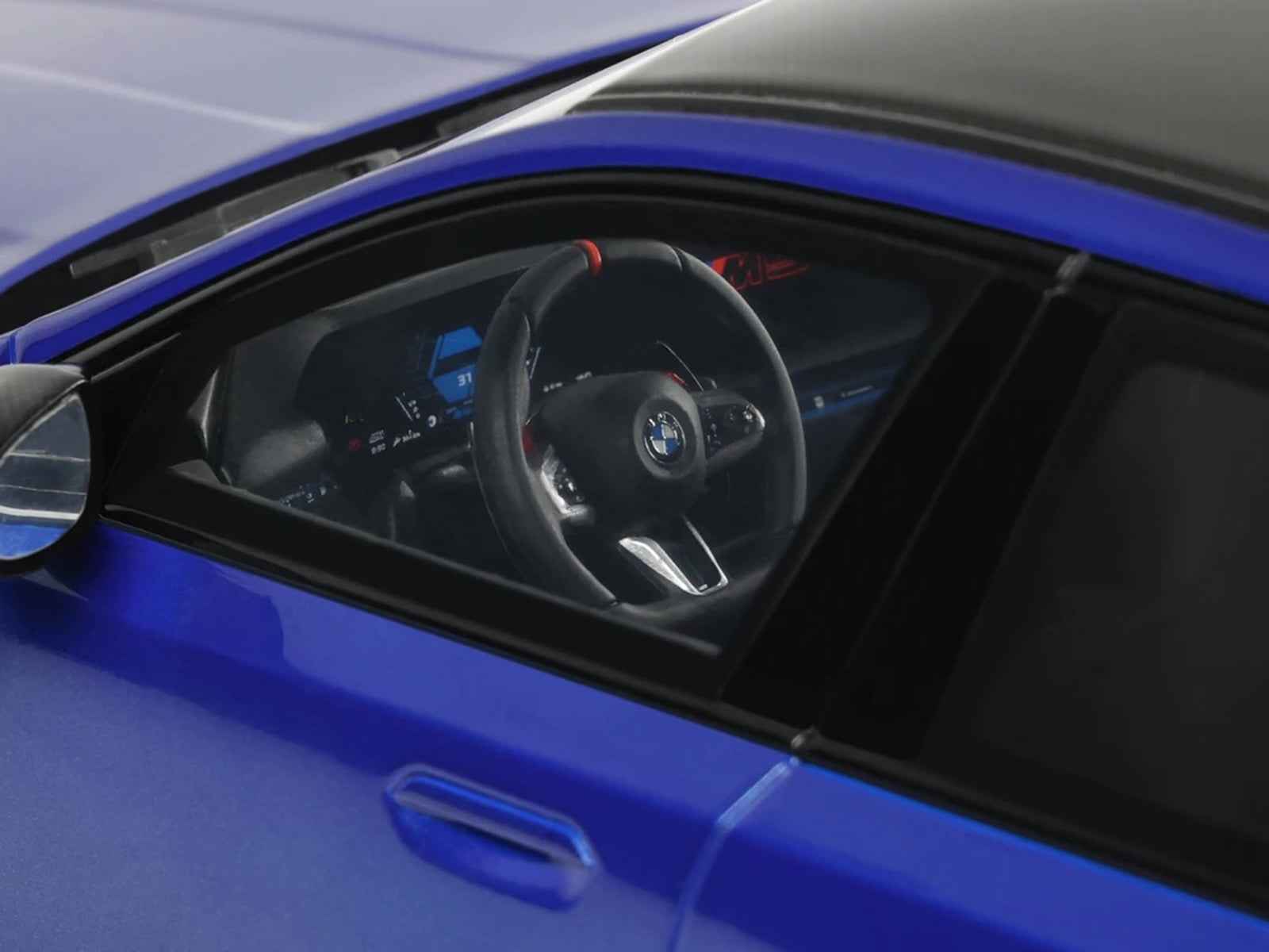 2024 BMW M5 (G90) Marina Bay Blue Metallic with Black Top 1/18 Model Car by GT Spirit