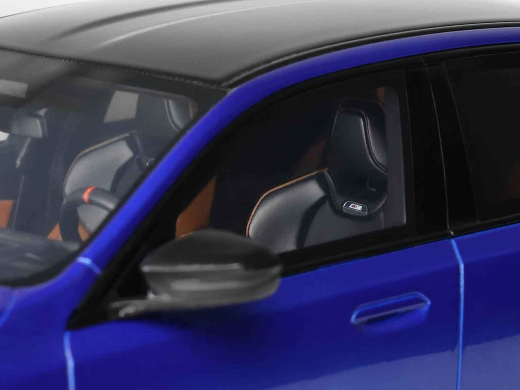 2024 BMW M5 (G90) Marina Bay Blue Metallic with Black Top 1/18 Model Car by GT Spirit