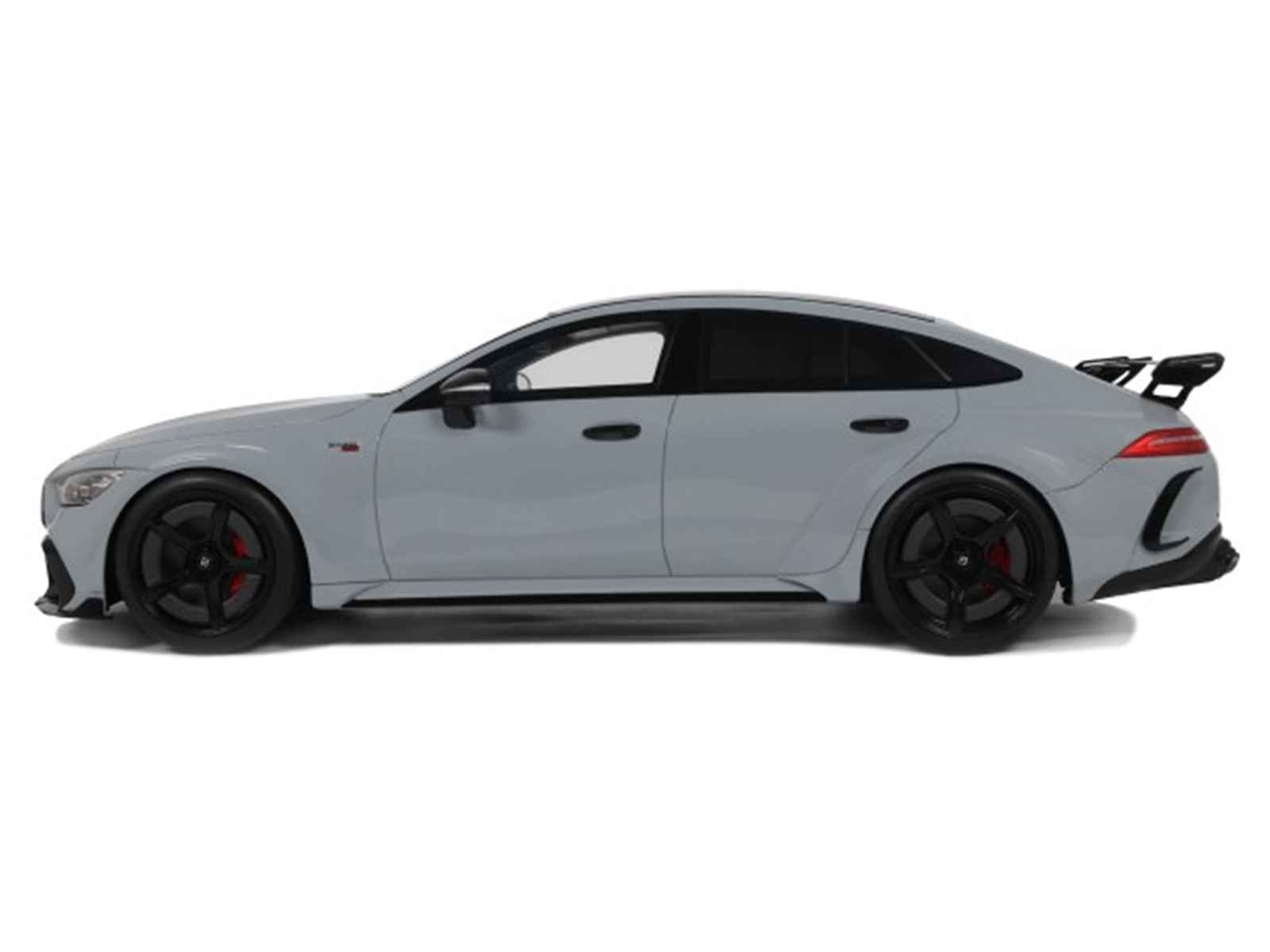 2024 Brabus Rocket 1000 Nardo Gray with Black Top 1/18 Model Car by GT Spirit