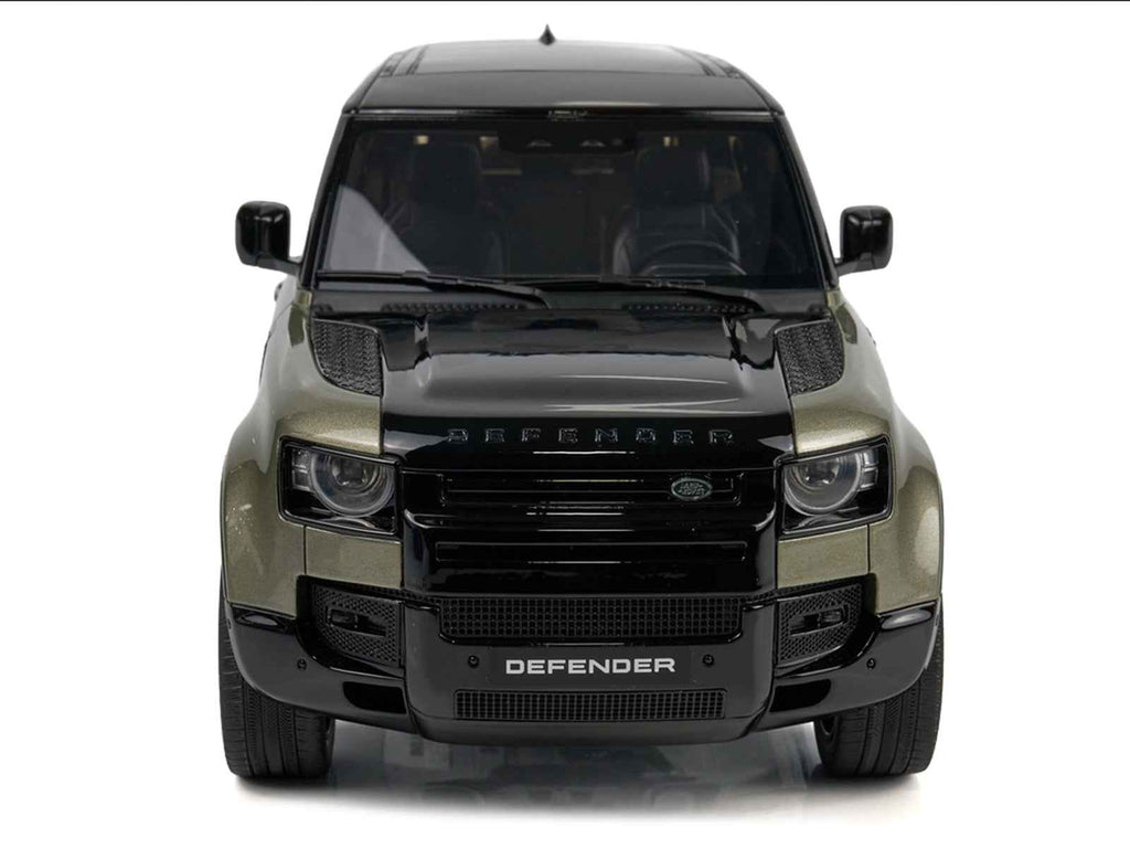 2021 Land Rover Defender 90 P400 X-Dynamic HSE Pangea Green Metallic 1/18 Model Car by GT Spirit