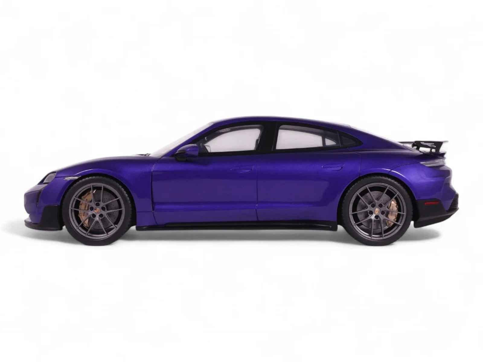 2023 Porsche Taycan Turbo GT Purple Sky Metallic 1/18 Model Car by GT Spirit