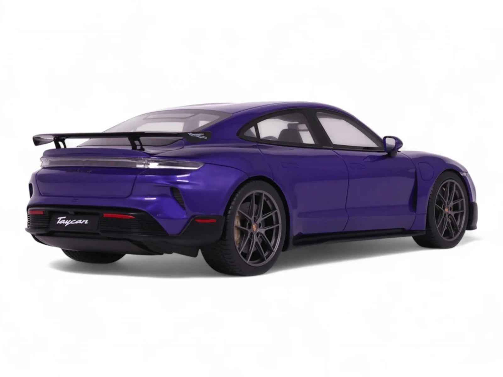 2023 Porsche Taycan Turbo GT Purple Sky Metallic 1/18 Model Car by GT Spirit