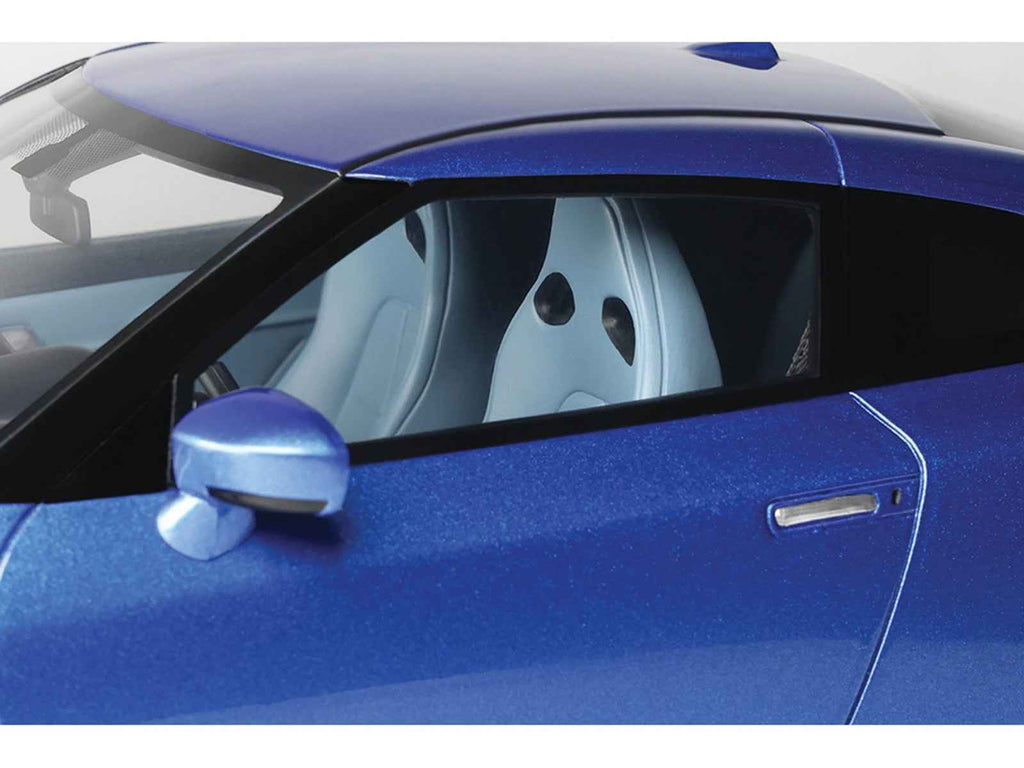 2024 Nissan GT-R Skyline Edition Bayside Blue Metallic 1/18 Model Car by GT Spirit
