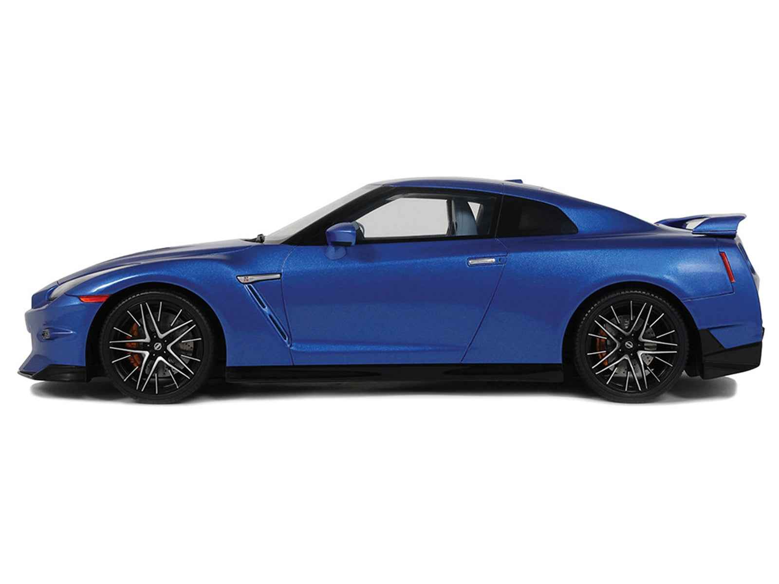 2024 Nissan GT-R Skyline Edition Bayside Blue Metallic 1/18 Model Car by GT Spirit