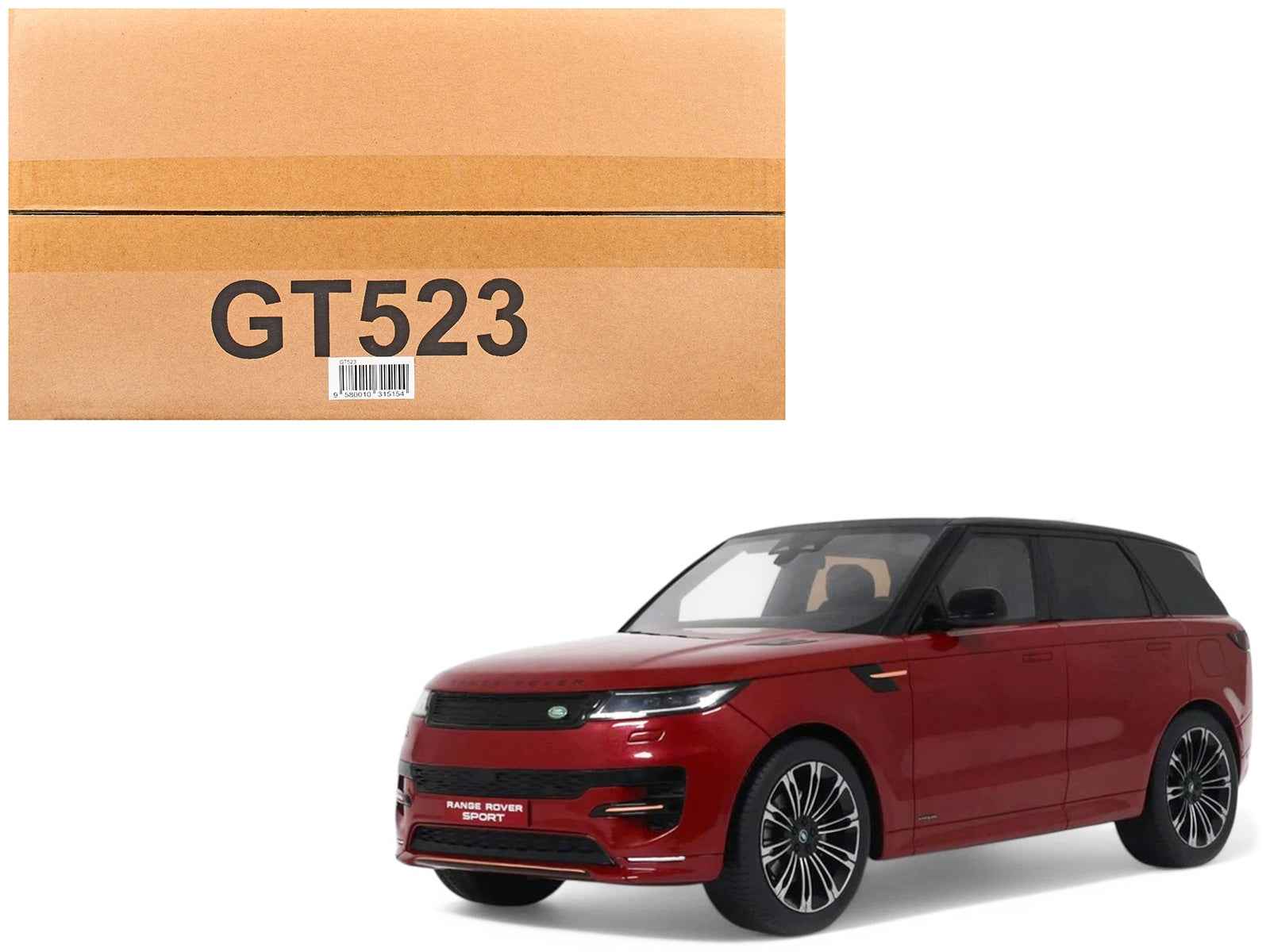 2022 Range Rover Sport Firenze Red Metallic 1/18 Model Car by GT Spirit