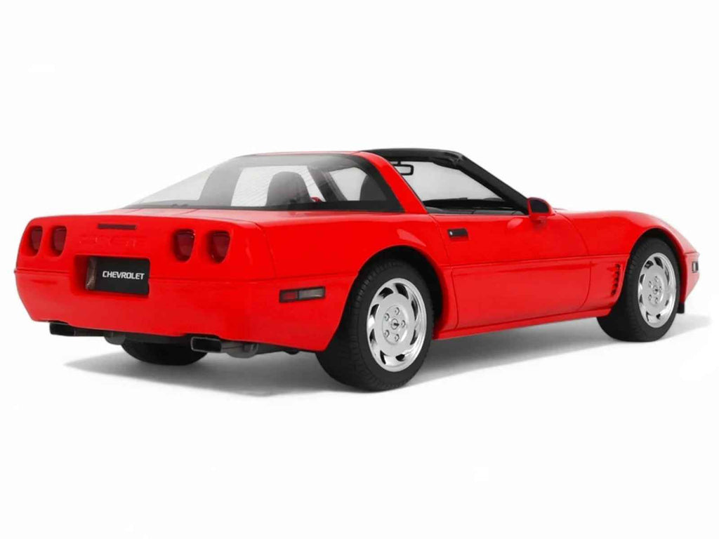 1995 Chevrolet Corvette C4 Convertible Torch Red 1/18 Model Car by GT Spirit