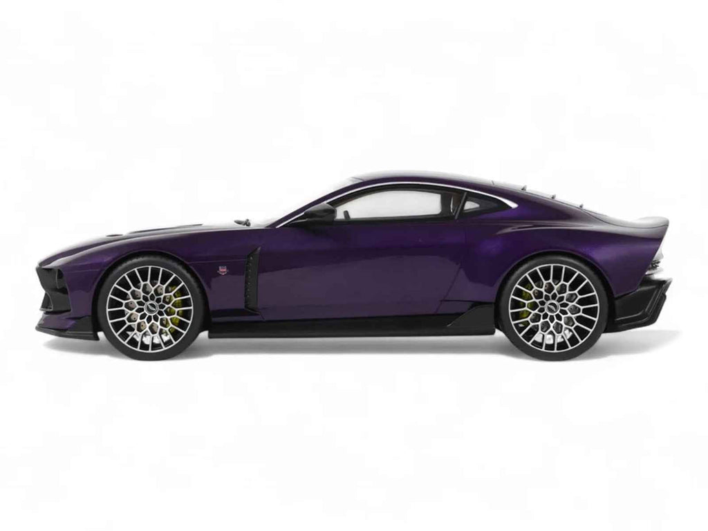 2023 Aston Martin Valour Purple Metallic 1/18 Model Car by GT Spirit