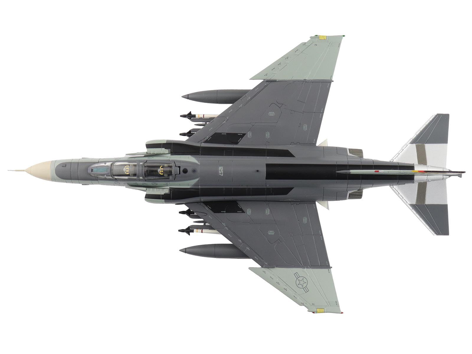 McDonnell Douglas F-4F Phantom II Fighter-Bomber Aircraft "AF72-257 20th Fighter Squadron 49th Fighter Wing Holloman AFB" (2002) United States Air Force "Air Power Series" 1/72 Diecast Model by Hobby Master