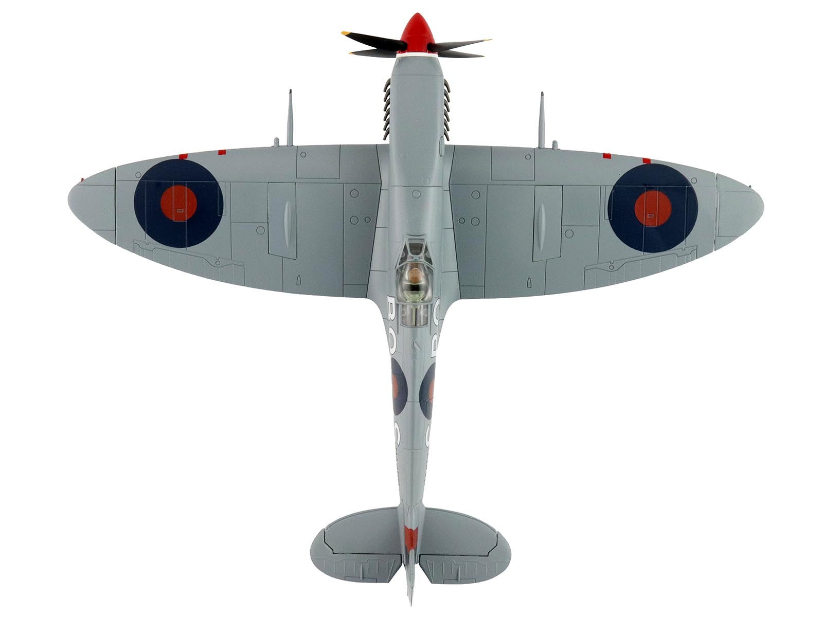 Supermarine Spitfire Mk IXc Fighter Aircraft "MA466 BQ-S No. 451 Squadron Corsica" (1944) Royal Australian Air Force "Air Power Series" 1/48 Diecast Model by Hobby Master