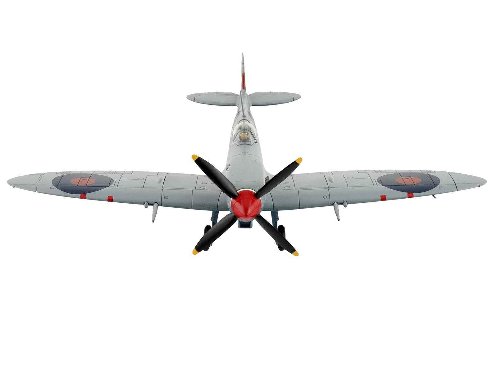 Supermarine Spitfire Mk IXc Fighter Aircraft "MA466 BQ-S No. 451 Squadron Corsica" (1944) Royal Australian Air Force "Air Power Series" 1/48 Diecast Model by Hobby Master