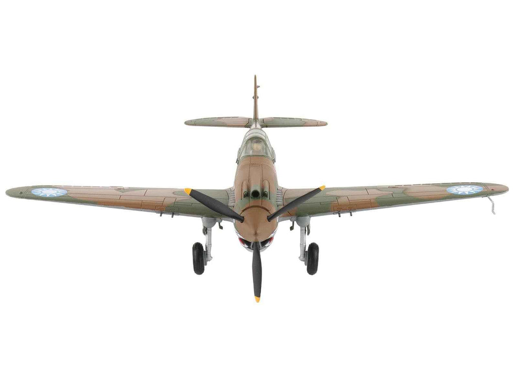 Curtiss P-40B Hawk 81-A2 Fighter-Bomber Aircraft "No.77 Robert Smith 3rd Pursuit Squadron" (1941) American Volunteer Group in China "Air Power Series" 1/48 Diecast Model by Hobby Master
