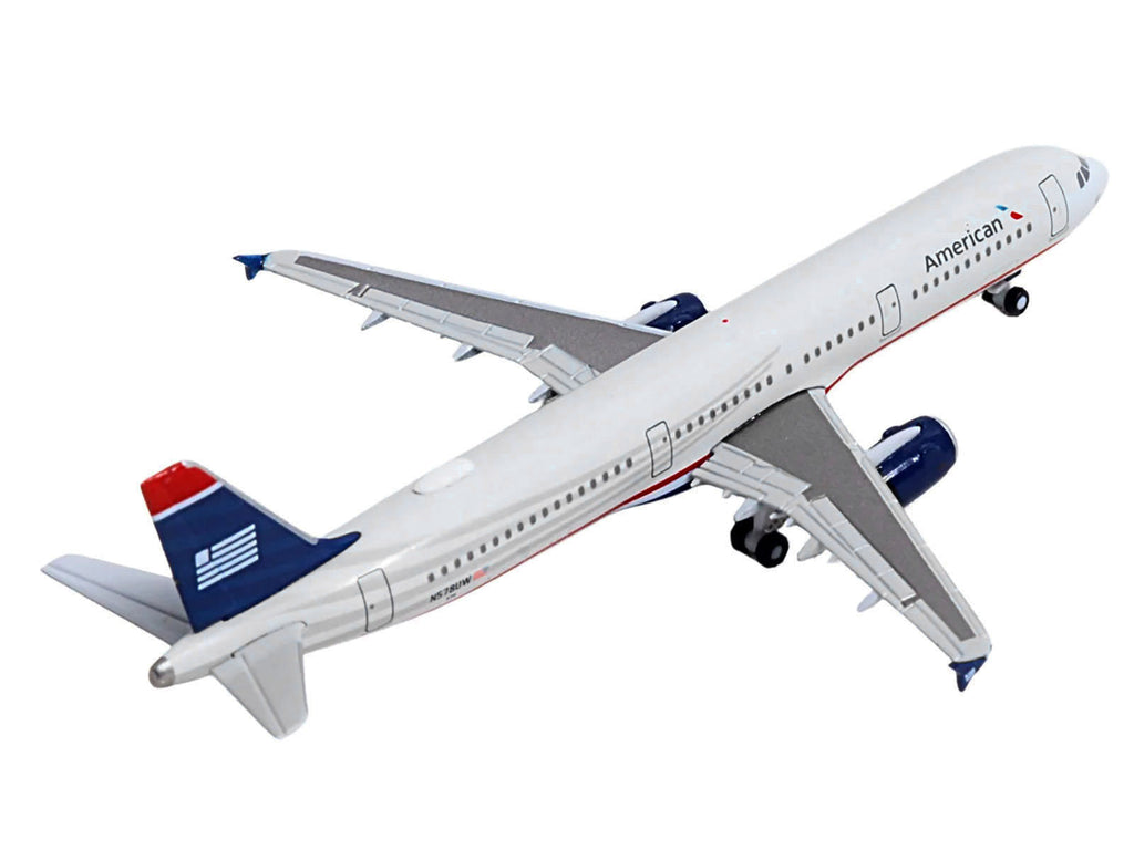 Airbus A321 Commercial Aircraft "American Airlines" (N578UW) Gray with Blue Tail 1/500 Diecast Model by Herpa