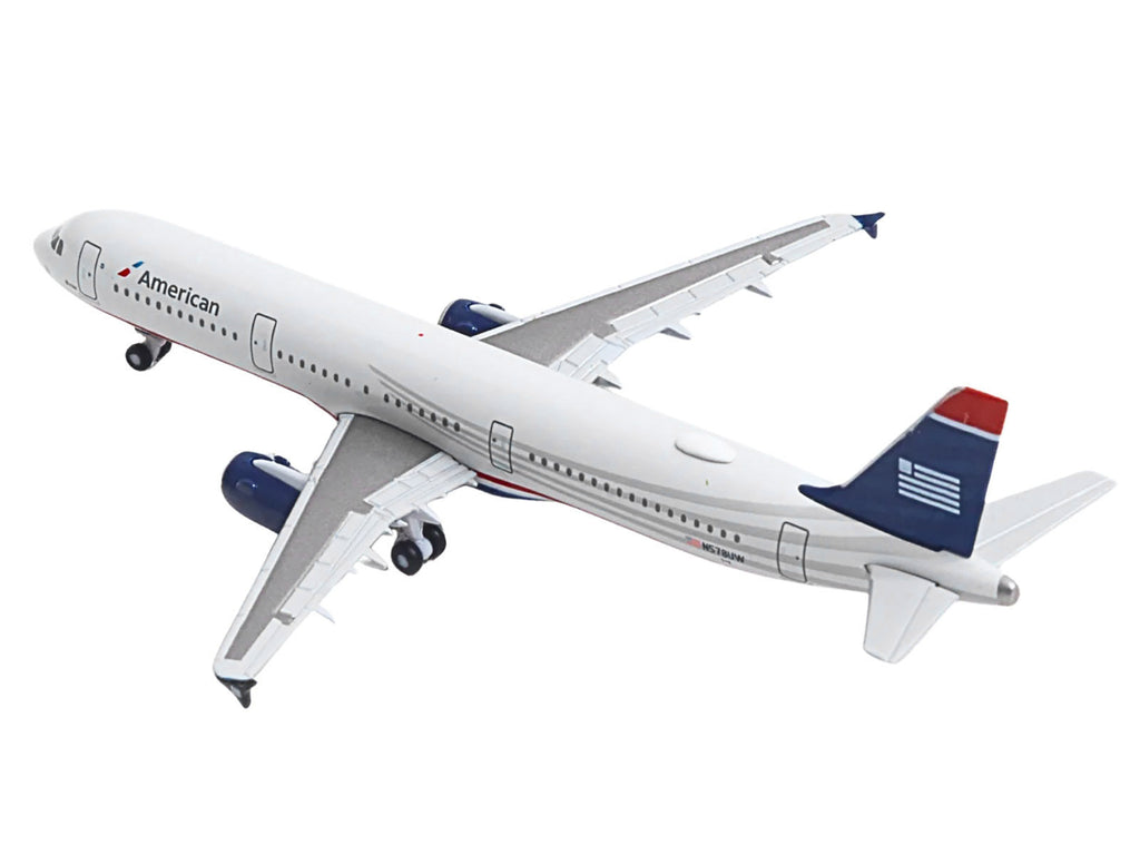 Airbus A321 Commercial Aircraft "American Airlines" (N578UW) Gray with Blue Tail 1/500 Diecast Model by Herpa