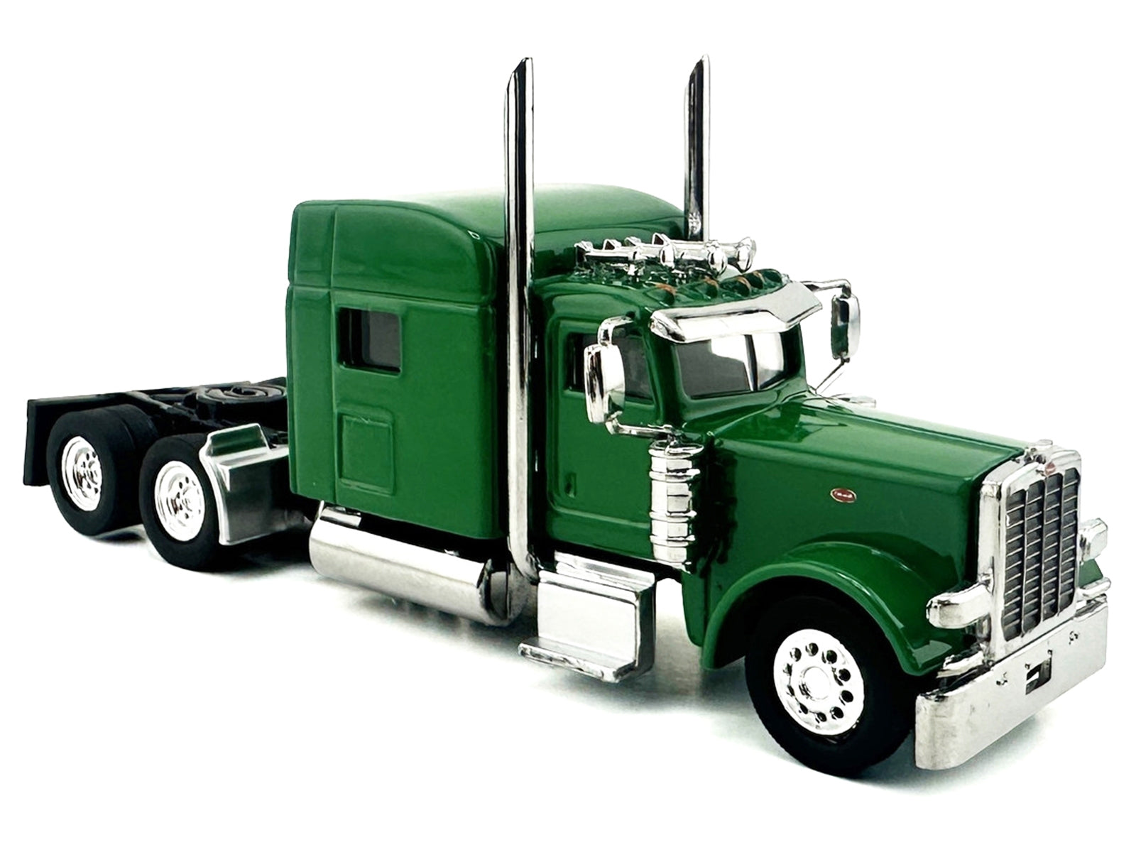 Peterbilt 389 Truck Tractor with Sleeper Cab Green 1/87 (HO) Scale Plastic Model Car by HO Logistics