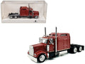Kenworth W900L Truck Tractor with Sleeper Cab Red Metallic 1/87 (HO) Scale Plastic Model Car by HO Logistics