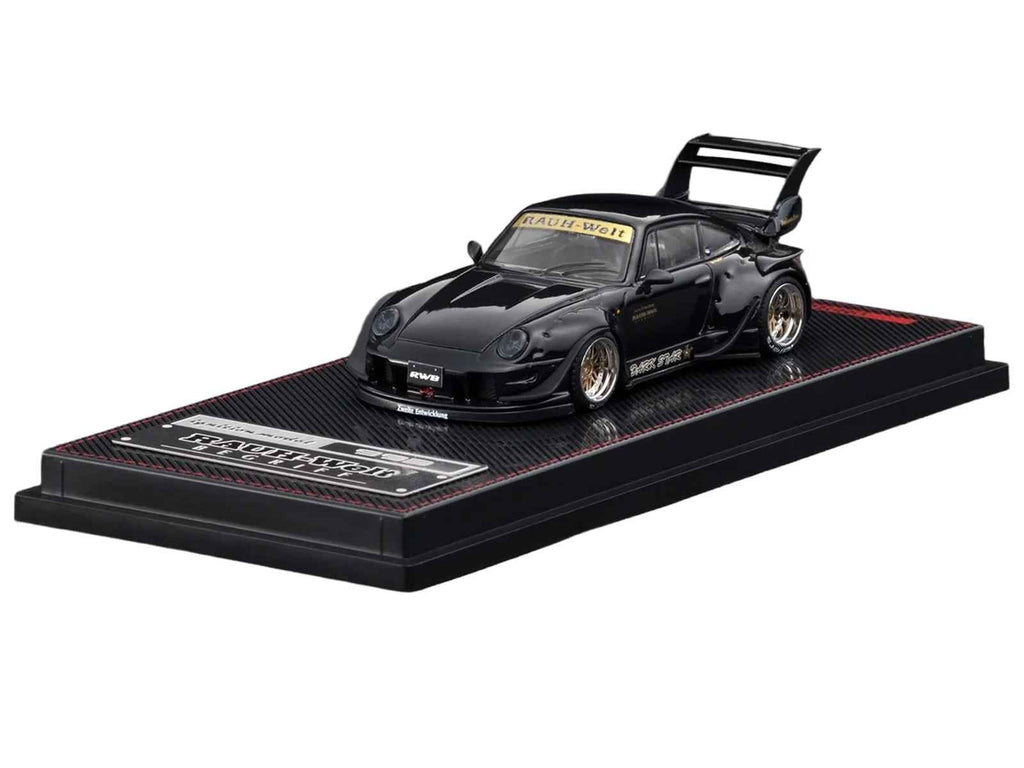 RWB 993 "Dark Star" Black 1/64 Diecast Model Car by Ignition Model