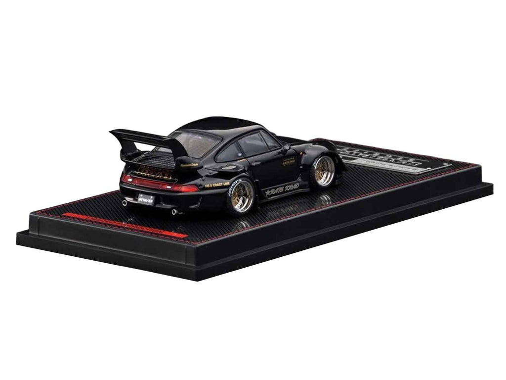 RWB 993 "Dark Star" Black 1/64 Diecast Model Car by Ignition Model