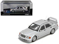 Mercedes-Benz 190E 2.5-16 Evolution II Silver Metallic 1/64 Diecast Model Car by Inno Models